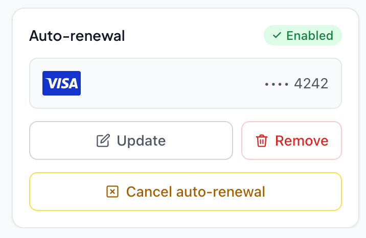 Automated membership renewals in ClubPilot