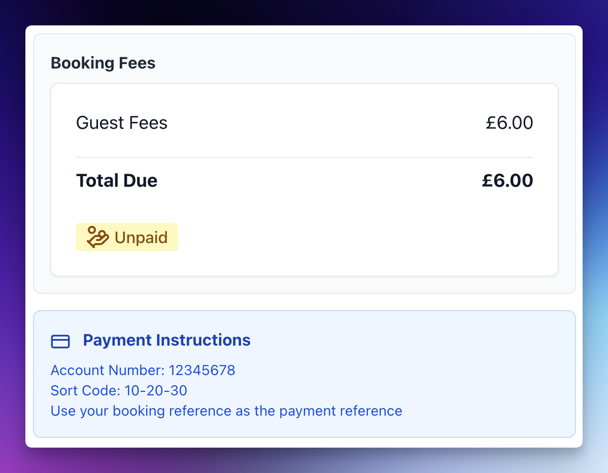 Guest fees and pricing